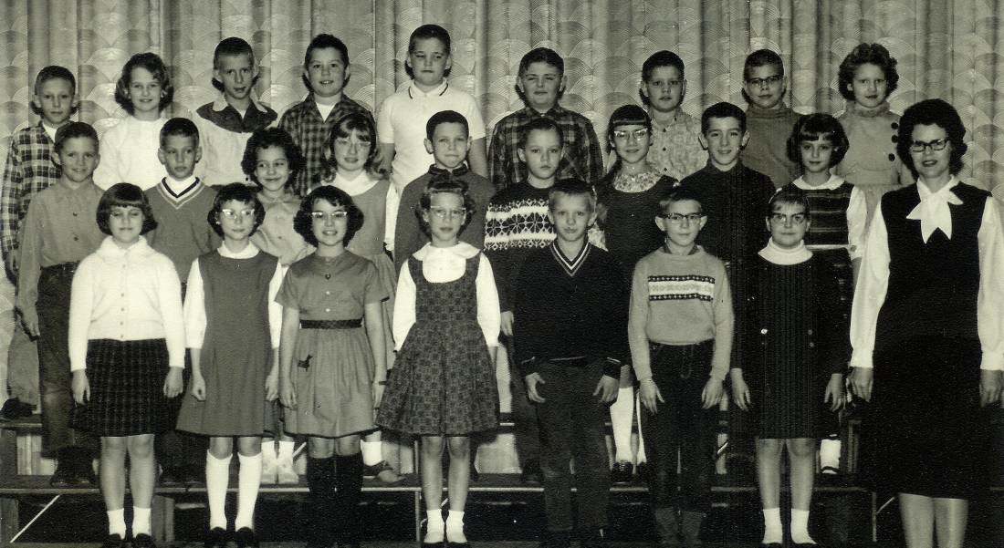 #165=Elliott's 4th Grade class 1963-64; Ada Leland - teacher