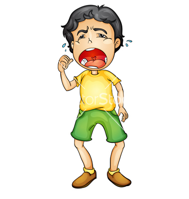 Boy crying