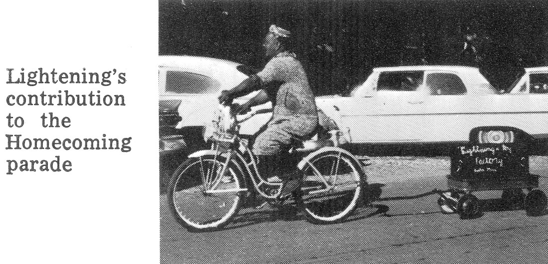 #827 Lightning (Beryl Lark) in the KHS HomeComing Parade