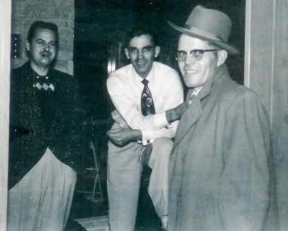 #293.1=Gene Smith, Del Sletten&amp;Russell N.; Christmas 1956_edited