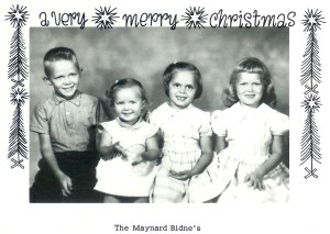 #317=Virgil,Patty,Linda&Diane Bidne...Christmas