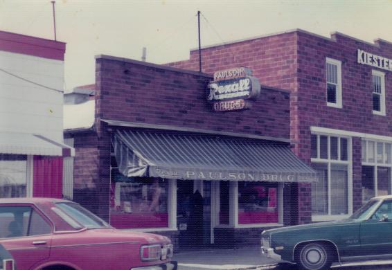 #579=Rexall Drug Store, Kiester, MN; Summer 1974