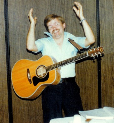 #208=Elliott pretending to be Elvis; circa 1981