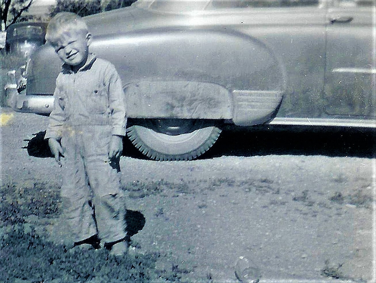 #81a=Candi & Elliott with Cheeta, Summer '58