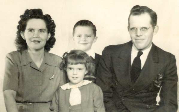 #172=Folks with Lowell&amp;Rosemary; circa 1949
