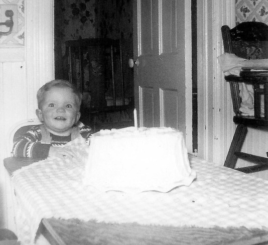 #61=Elliott's first B.D.,Jan. 1955