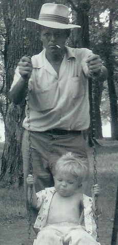 #106.1=Elliott, Dad, Aunt Bev &amp; Brenda at Phil's Park