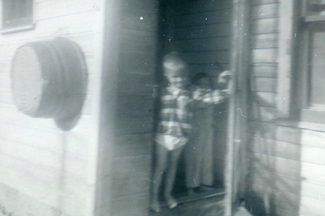 #97=Elliott in underwear &amp; Candi, 1959 maybe