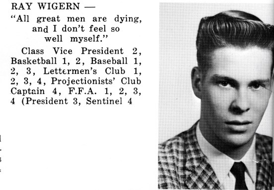Kiester HS 1960 - Ray Wigern