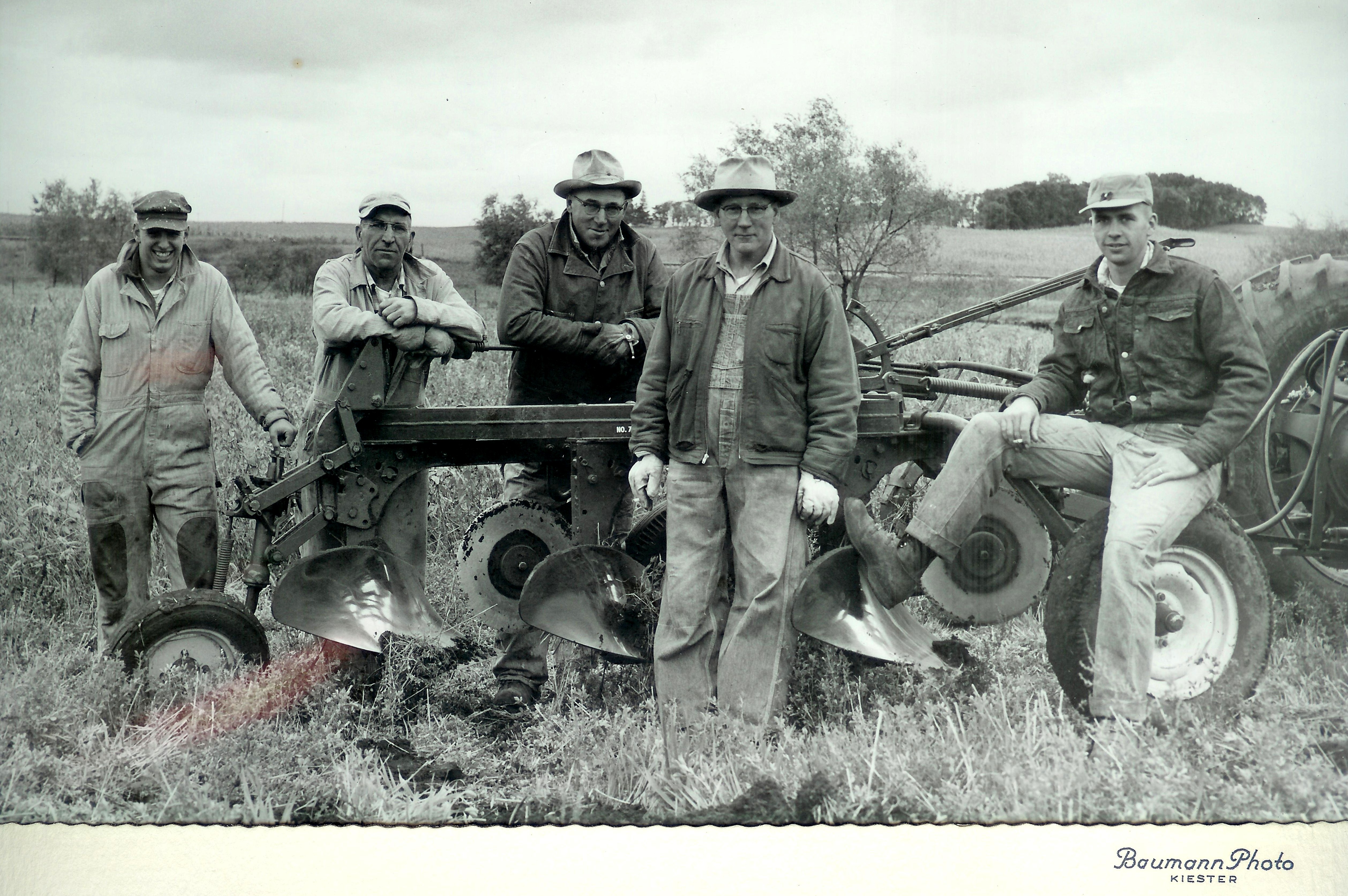 #173=Plowmen who helped Dad; circa 1963