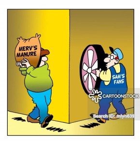 When it hits the fan.