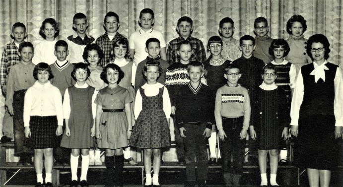 #165=Elliott's 4th Grade class 1963-64; Ada Leland - teacher