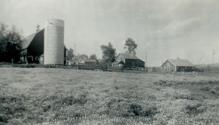 #76=Kiester farm, looking NE from field