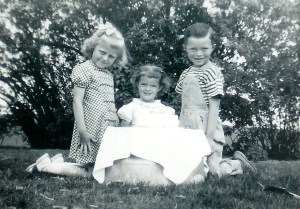#307=Pauline Bidne, Rosemary..3rd BD.., Lowell; May 15, 1949